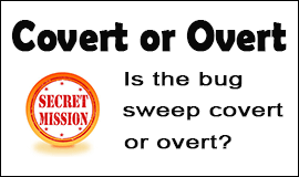 Covert Or Overt Bug Sweeping in Waltham Abbey