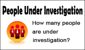 Number of People Under Investigation in Waltham Abbey