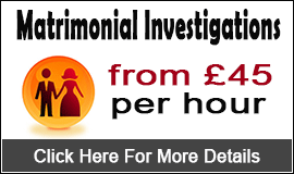 Matrimonial Investigation Prices in Waltham Abbey