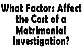 Factors That Affect Matrimonial Investigation Costs in Waltham Abbey